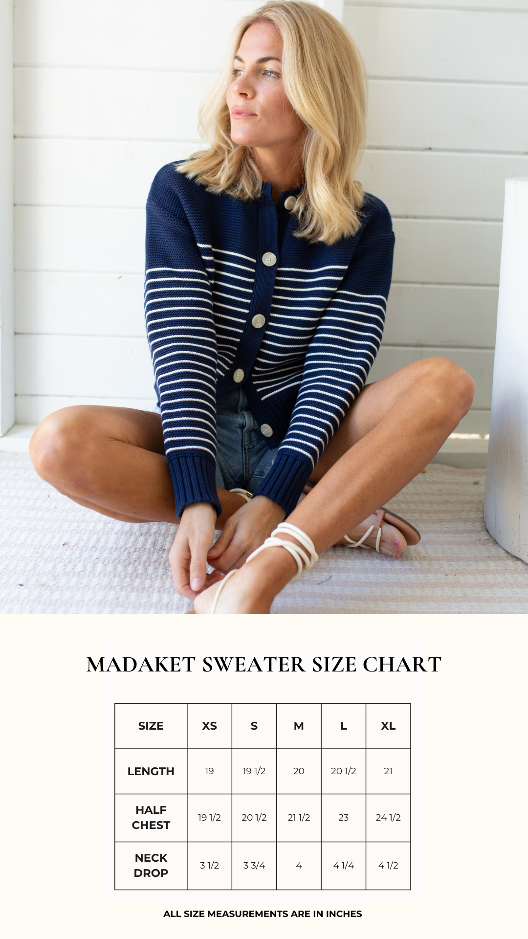 Madaket Cardigan - Navy