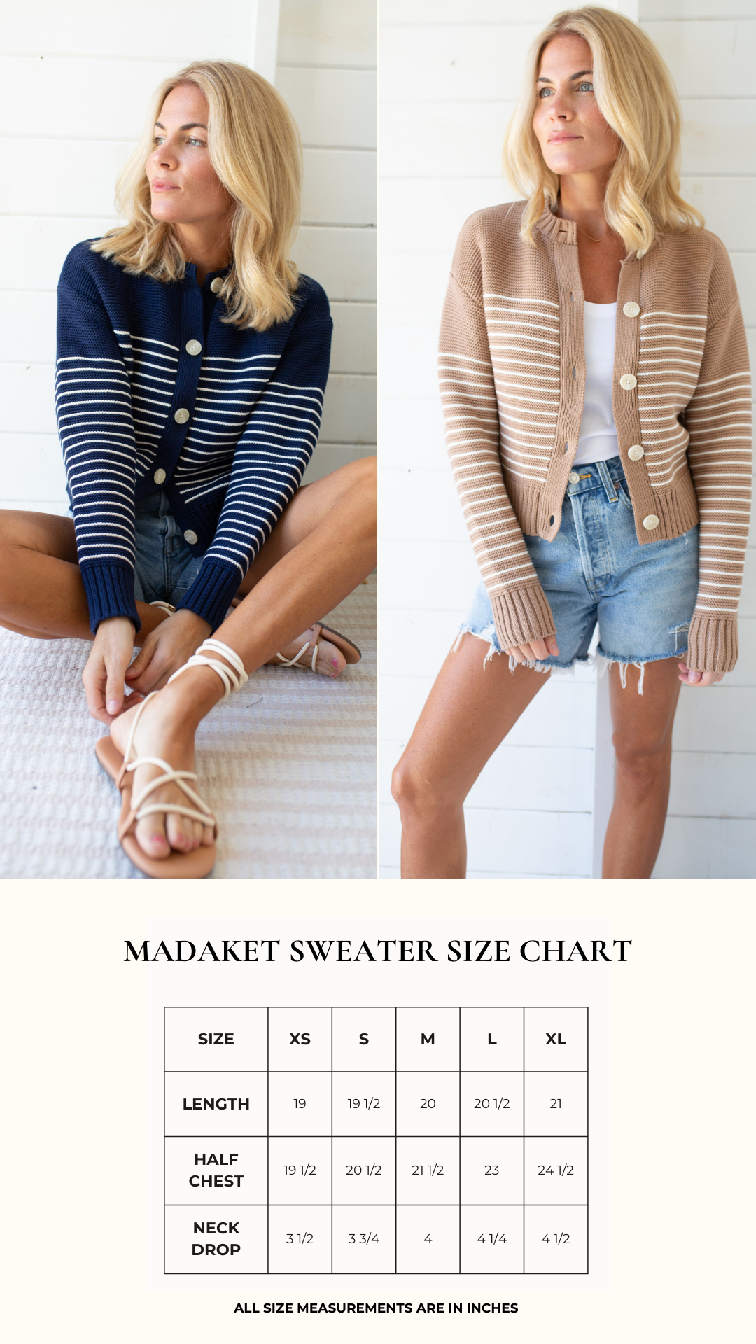 Madaket Cardigan - Sands