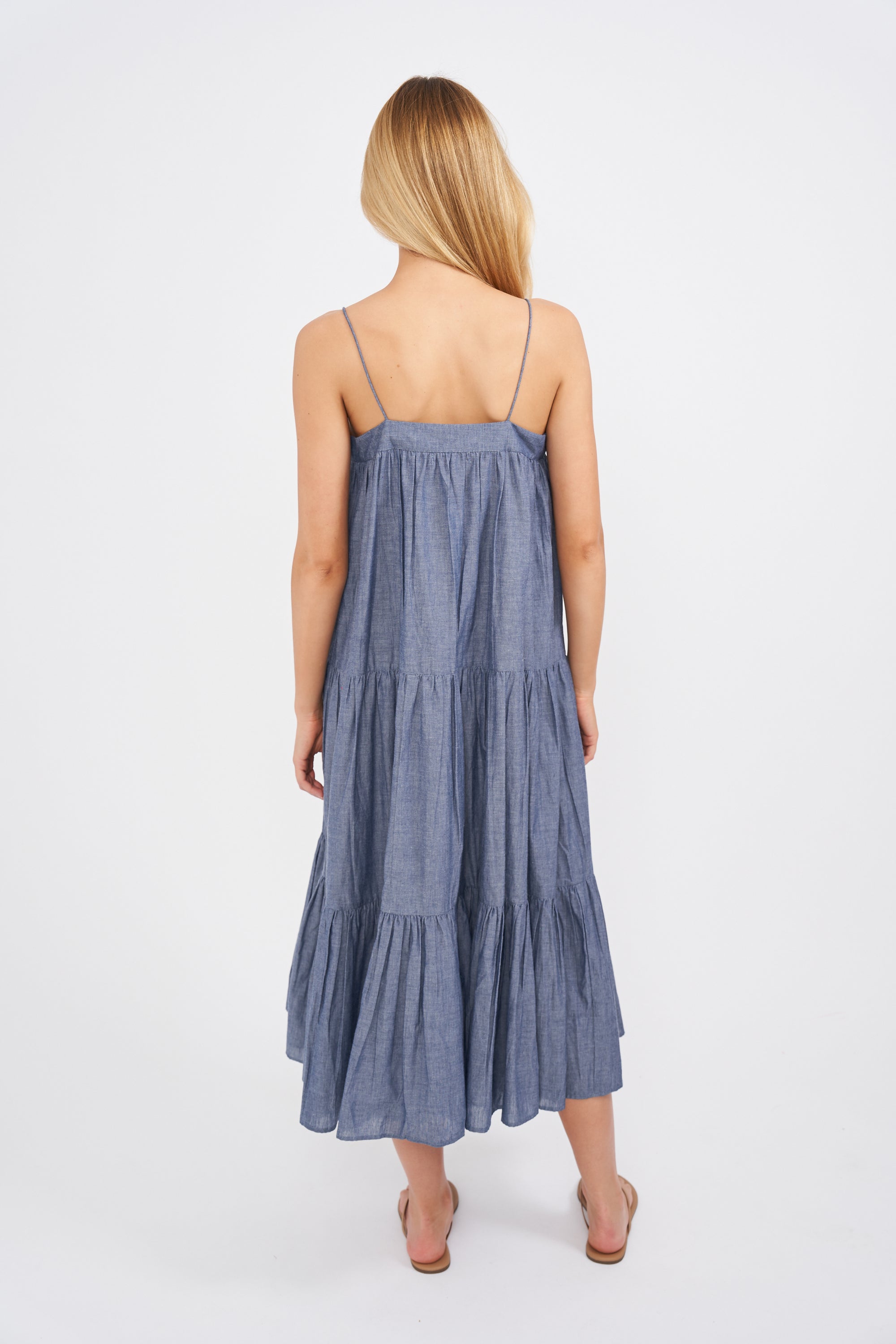 Camille Dress - Chambray