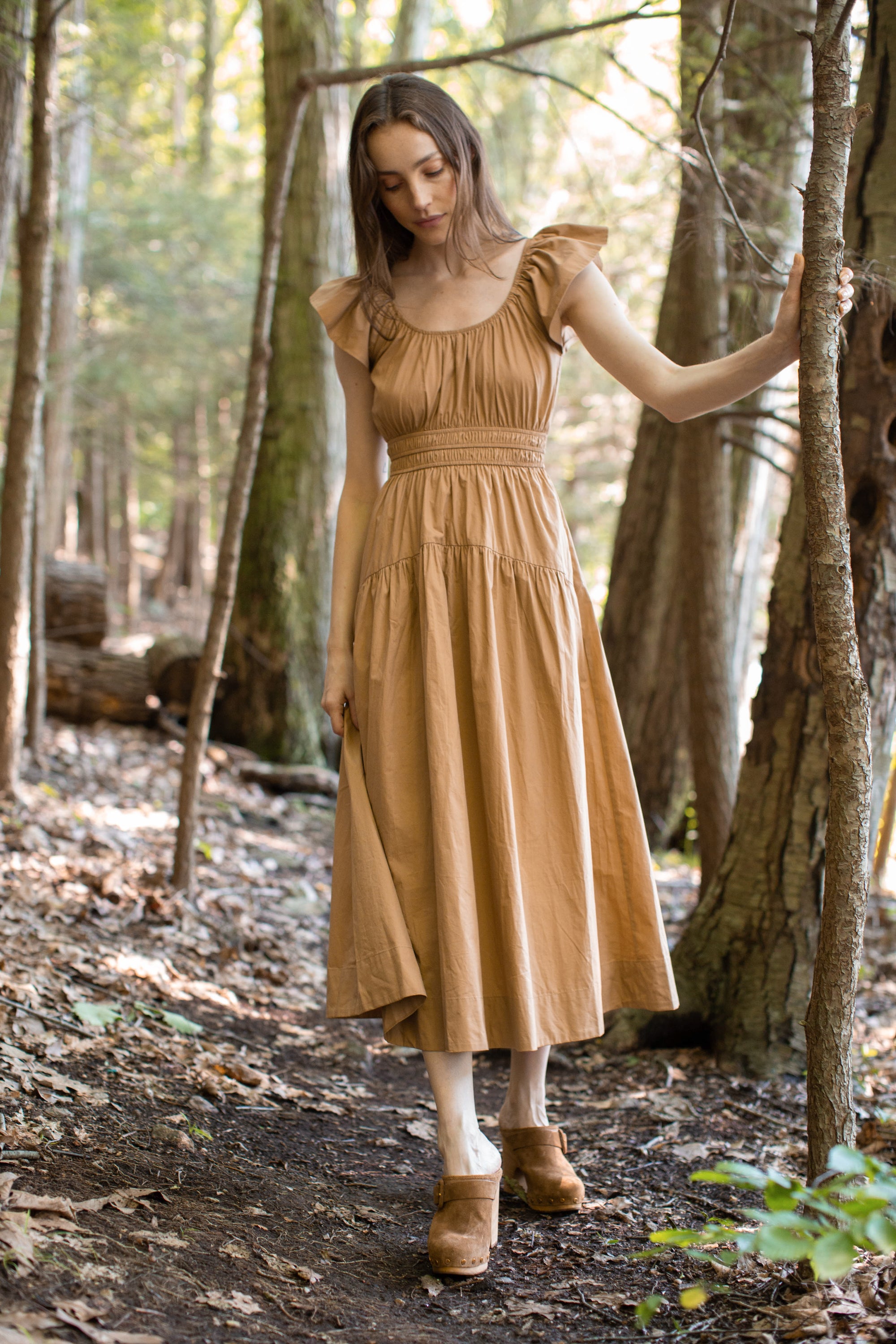 Jane Dress - Camel