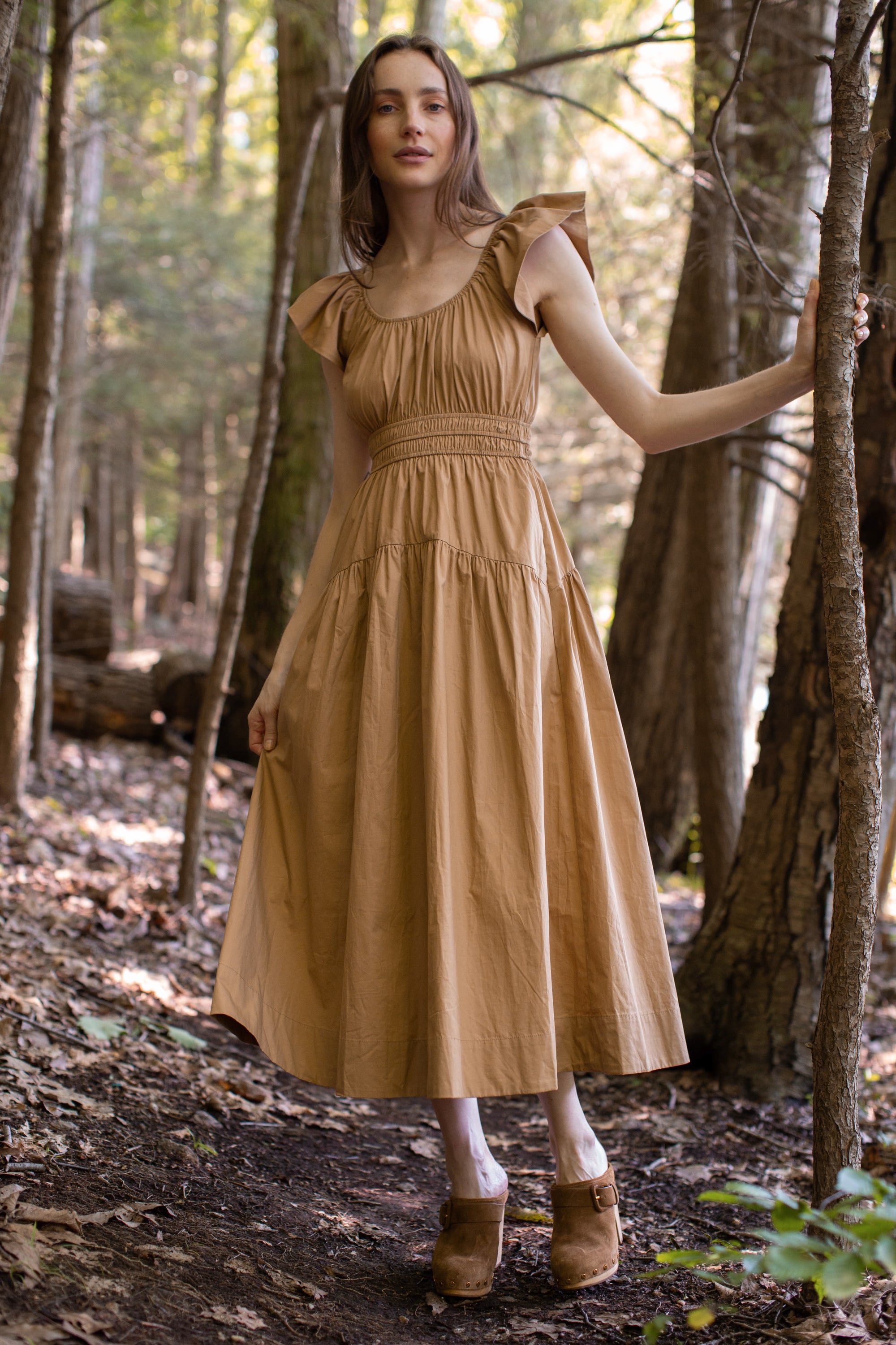 Jane Dress - Camel